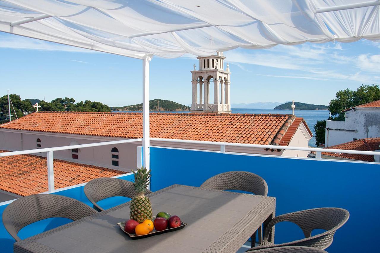 Capolavoro, Boutique Apartment With Unique Rooftop スキアトスタウン エクステリア 写真