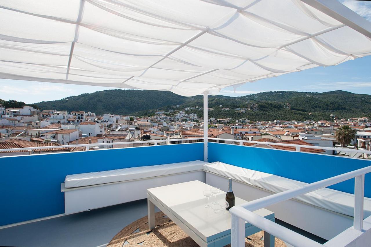 Capolavoro, Boutique Apartment With Unique Rooftop スキアトスタウン エクステリア 写真