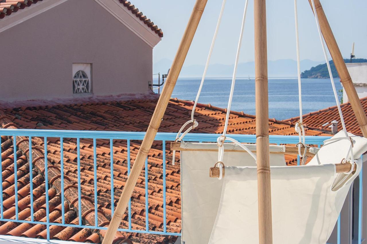 Capolavoro, Boutique Apartment With Unique Rooftop スキアトスタウン エクステリア 写真