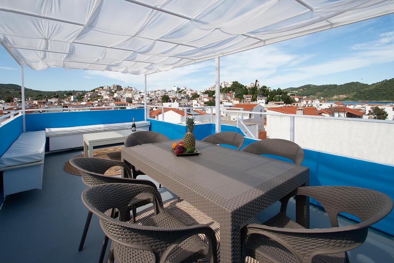 Capolavoro, Boutique Apartment With Unique Rooftop スキアトスタウン エクステリア 写真