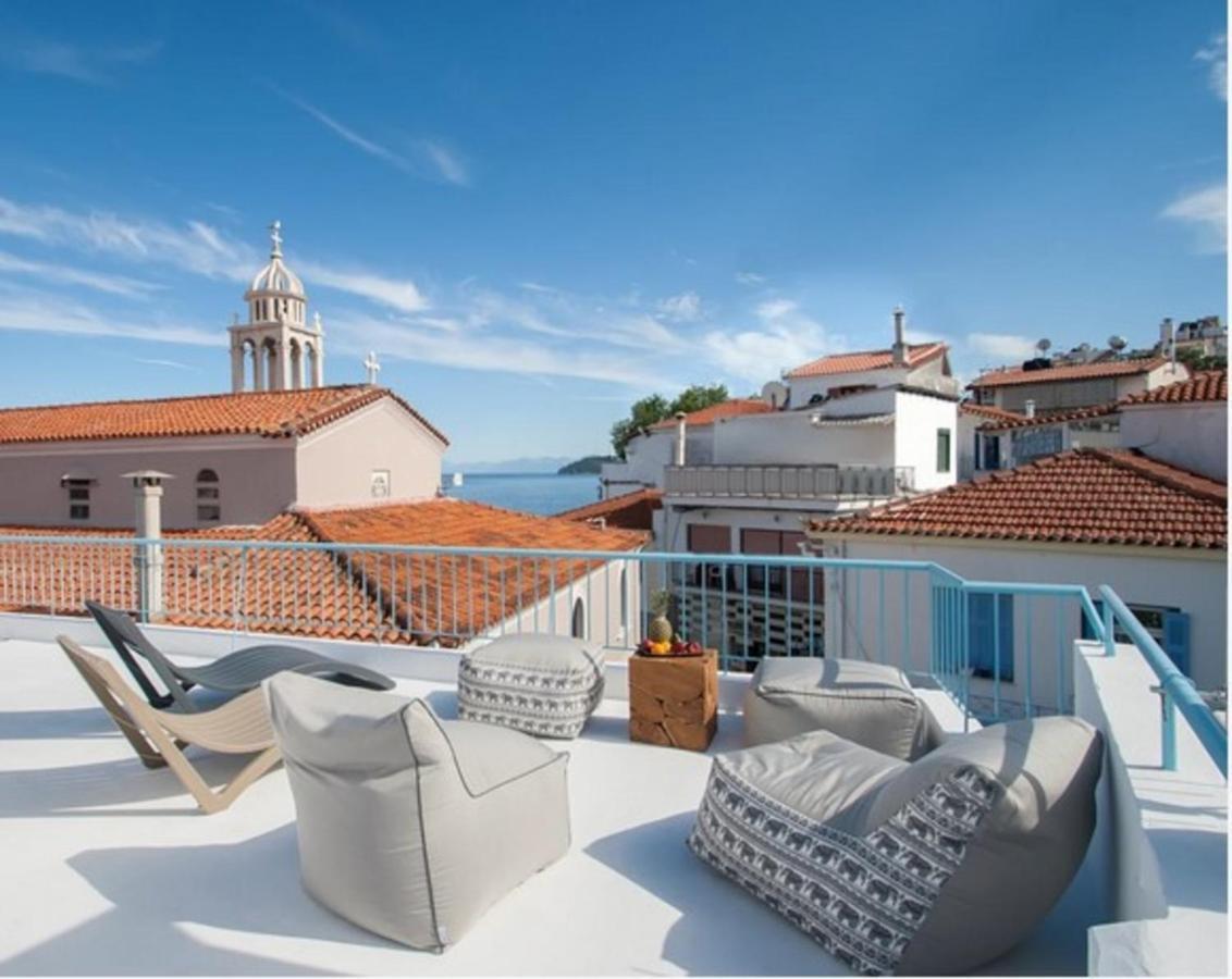 Capolavoro, Boutique Apartment With Unique Rooftop スキアトスタウン エクステリア 写真